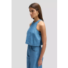 Dámsky ľanový top Lee Regular Boxy Sleeveless Top 112376987