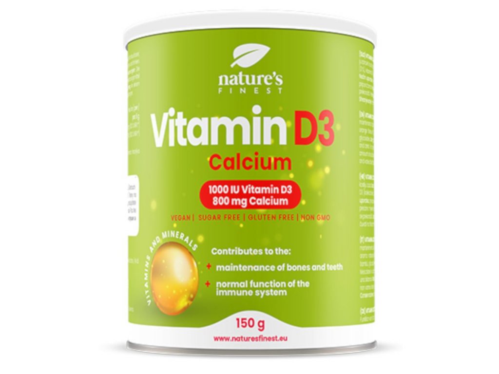 Nutrisslim Vitamin D3 1000iu + Calcium 800mg 150g