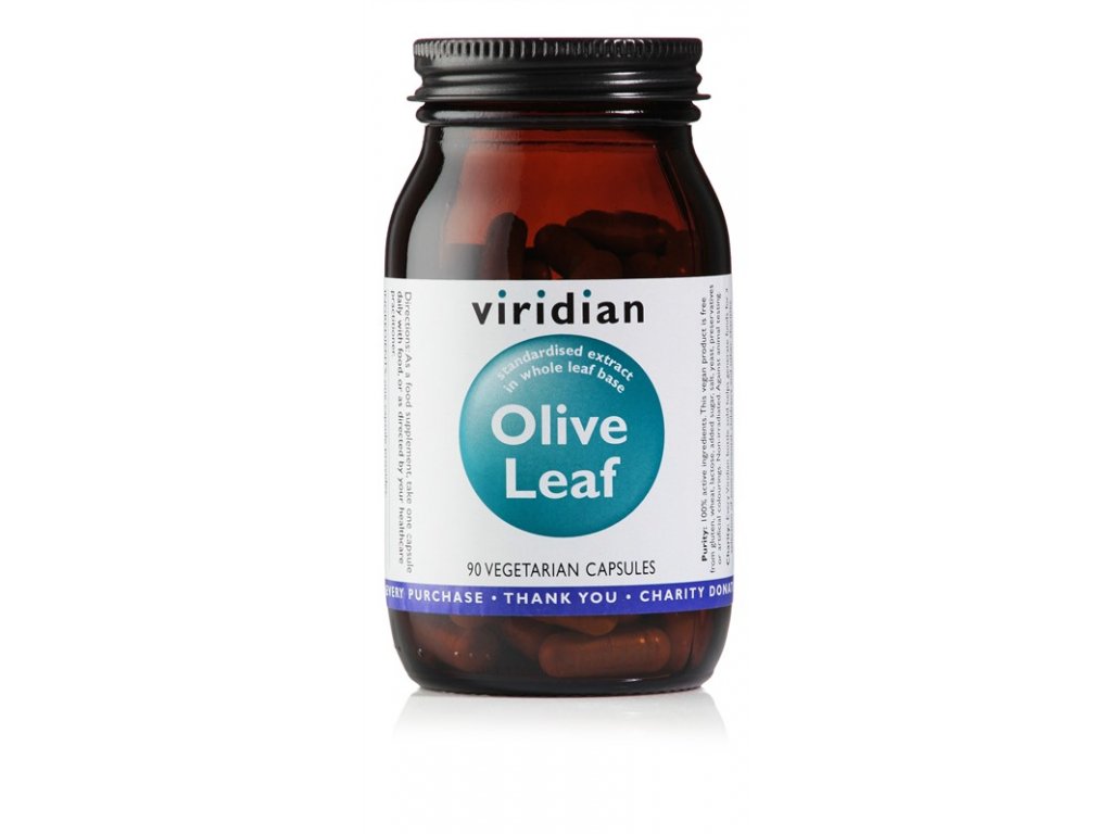 Viridian Olive Leaf 90 kapslí (Extrakt z listů olivovníku)