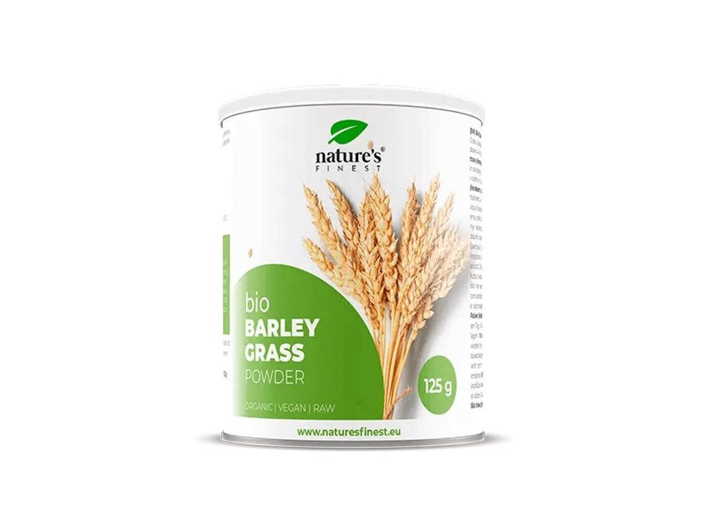 Nutrisslim Barley Grass Powder Bio (New Zealand) 125g (Zelený ječmen)