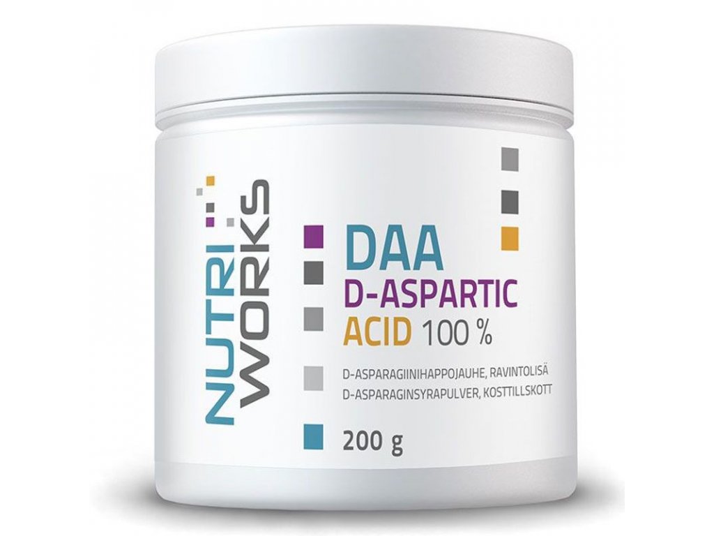 NutriWorks DAA D-Aspartic Acid 200g