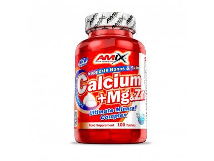 AMIX Ca + Mg + Zn 100 tablet  + ZDARMA tester produktu (protein, nakopávač, tyčinka)