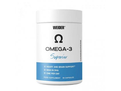 Weider Omega-3 Superior 90 kapslí, rybí olej bohatý na omega 3 mastné kyseliny