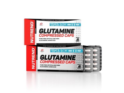 Nutrend GLUTAMINE COMPRESSED CAPS 120 kapslí exp 11/20