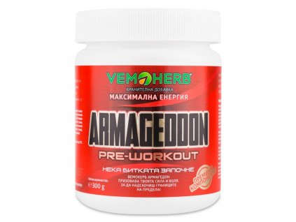 VemoHerb Armageddon 300g  + ZDARMA tester produktu (protein, nakopávač, tyčinka)