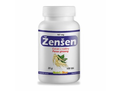 Nutristar Ženšen ginseng 100 tablet