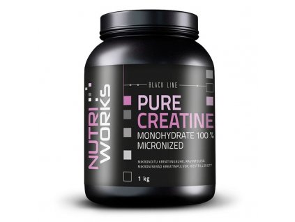 NutriWorks Pure Creatine Monohydrate 1000g  + ZDARMA tester produktu (protein, nakopávač, tyčinka)