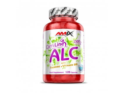 Amix ALC + TAURINE & VITAMIN B6 120 kapslí  + ZDARMA tester produktu (protein, nakopávač, tyčinka)