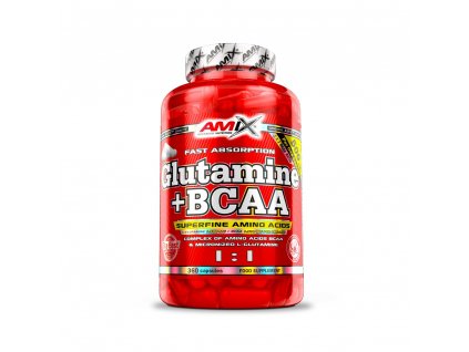 Amix L-GLUTAMINE + BCAA - CPS 360 kapslí
