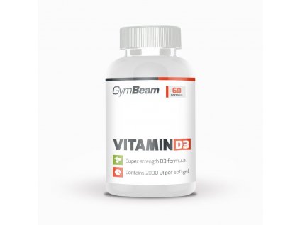 Vitamín D3 2000 IU 60 kapslí - GymBeam