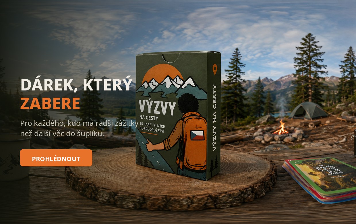 Výzvy na cesty jako dárek pro cestovatele