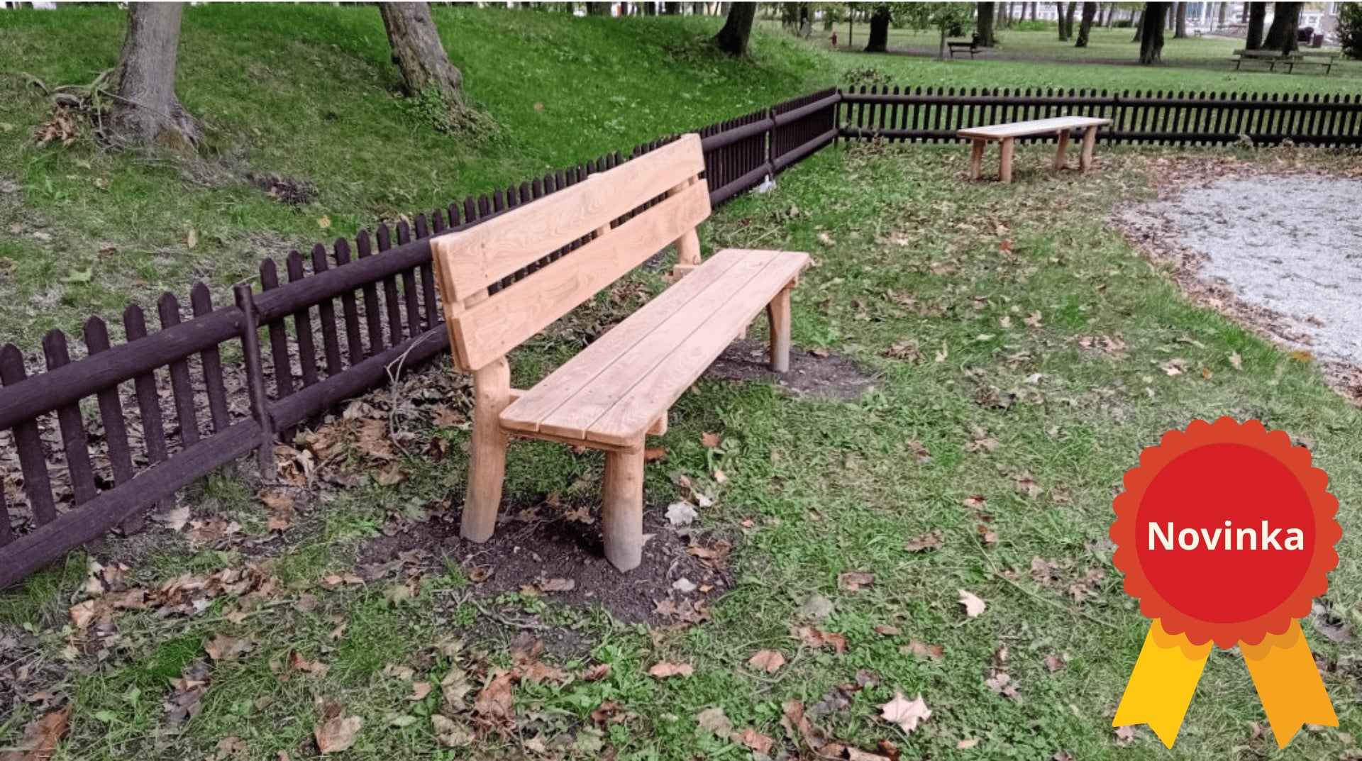 Akátové lavice PŮLKULÁNY
