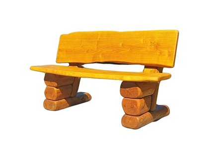 Akátová lavice VZA - SRUBOVÁ - ručně vyrobená - L02