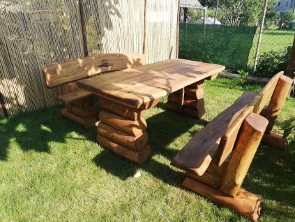 Akátový set VZA - SRUBOVÝ - ručně vyrobený - SET02