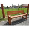 Akátová lavice VZA - PARKOVÁ - ručně vyrobená - L04