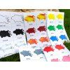 Třísložkové karty - COLOURS
