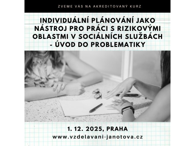 Kurz individuální plánování 2025 Praha