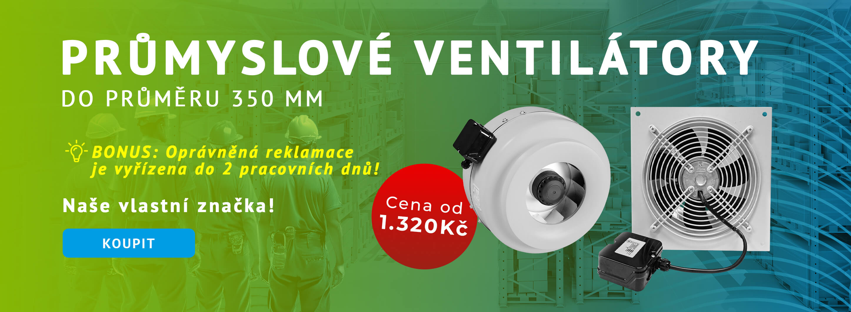Průmyslové ventilátory