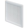 2149 mrizka vetraci plastova bila ctvercova se sitkou proti hmyzu 150x150mm