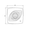 2197 2 ventilator e vent ultra ewd 150 mm