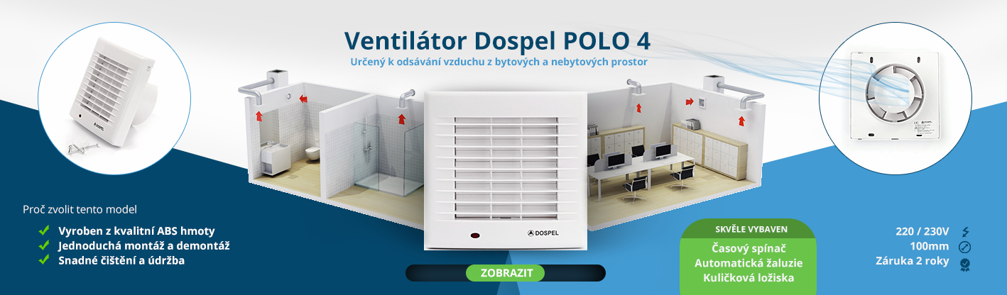 Ventilátor Dospel POLO 4 AŽ