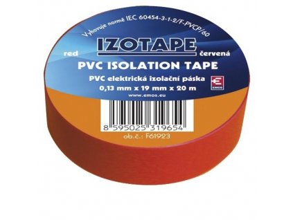 Izolační páska PVC 19/20 červená