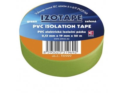 Izolační páska PVC 19/20 zelená