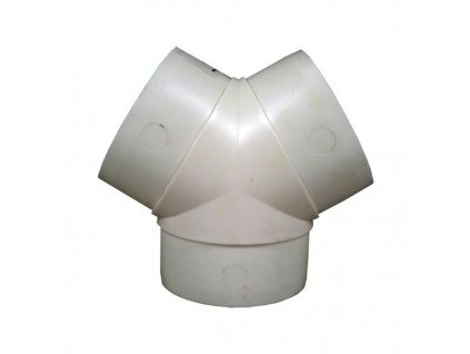 Odbočka Y pro kruhové potrubí 100 mm PVC 499
