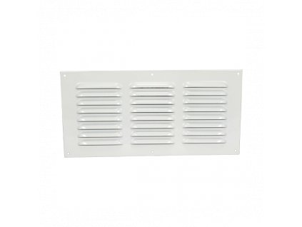 Ventilační mřížka kovová 305x150 mm MVMPO305x150/3s-bílá