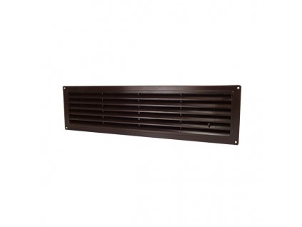 Ventilační mřížka do dveří 462x124 MV450R regulovatelná hnědá