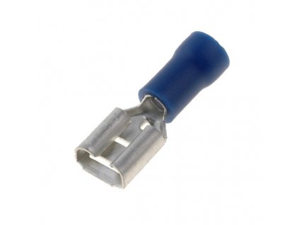 Faston zdirka 6,3mm modra 1,5 2,5mm2