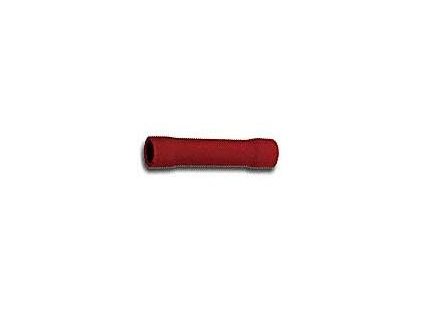 Spojka-dutinka izolovaná červená pro kabel 0,5–1,5mm2