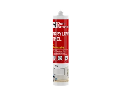 Akrylovy tmel den braven bily 280ml