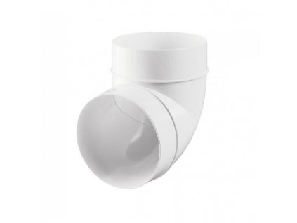 Plastový pevný ohyb D/KO/90° na trubkový kanál 100 mm PVC 121p