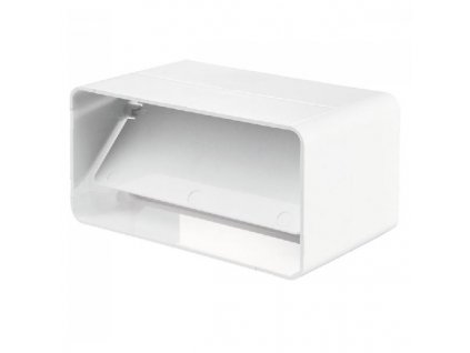 Zpětná klapka pro čtyřhranné potrubí 110x55 mm PVC 5151p