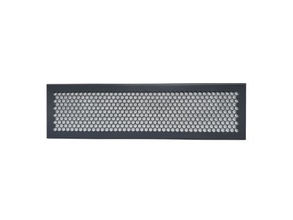 vetraci mrizka kovova hexa 500x140 antracit