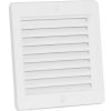 Ventilační mřížka VM 150x150 B bílá s rámečkem