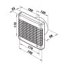 Ventilátor Vents 125 MATL TURBO