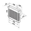 Ventilátor Vents 150 MAL TURBO