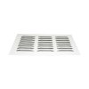 Ventilační mřížka kovová 305x150 mm MVMPO305x150/3s-bílá