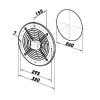 Průmyslový ventilátor Vents OVK 2E 250