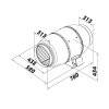 Potrubní ventilátor Dalap AP 315 Quiet se sníženou hlučností