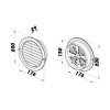Ventilační mřížka s regulací 150 mm MV 150bVR hnědá