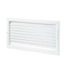 Ventilační mřížka WDP 400x100 extrudovaný hliník, bílá