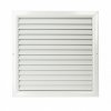 Ventilační mřížka WDP 450x450 extrudovaný hliník, bílá