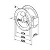 Potrubní ventilátor Dalap FKO 400