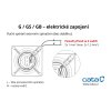 ventilatory do koupelny Cata E100 GS zapojeni