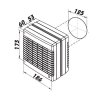 Ventilátor Vents 125 MAO1V okenní