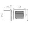 Ventilátor Kanlux CYKLON EOL120P