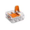 Svorka bezšroubová Wago 3 x 4 mm2 na licnu